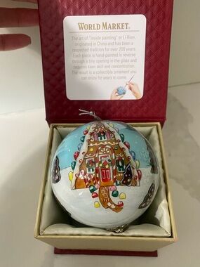 World Market Li Bien Glass Ornament 2025